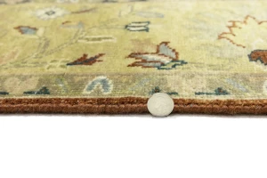 Rust Floral Osh Chobi 6X9 Peshawar Oriental Rug