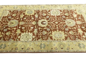 Rust Floral Osh Chobi 6X9 Peshawar Oriental Rug