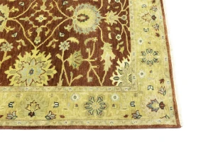 Rust Floral Osh Chobi 5X8 Peshawar Oriental Rug