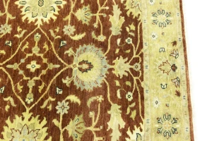 Rust Floral Osh Chobi 5X8 Peshawar Oriental Rug