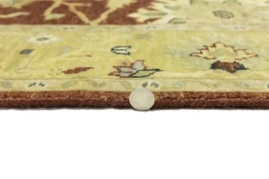 Rust Floral Osh Chobi 5X8 Peshawar Oriental Rug