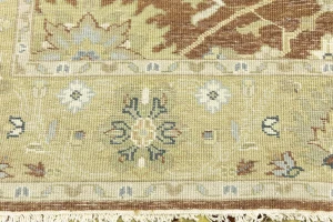 Rust Floral Osh Chobi 5X8 Peshawar Oriental Rug
