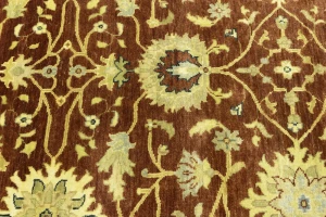 Rust Floral Osh Chobi 5X8 Peshawar Oriental Rug