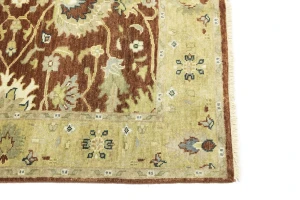 Rust Floral Osh Chobi 4X6 Peshawar Oriental Rug