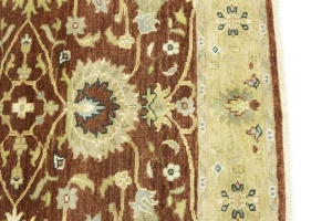 Rust Floral Osh Chobi 4X6 Peshawar Oriental Rug