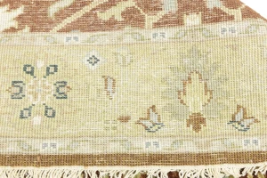 Rust Floral Osh Chobi 4X6 Peshawar Oriental Rug