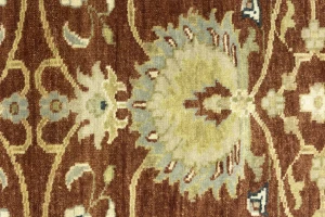 Rust Floral Osh Chobi 4X6 Peshawar Oriental Rug