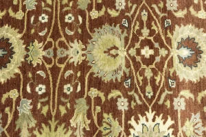Rust Floral Osh Chobi 4X6 Peshawar Oriental Rug