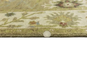Tan Floral Traditional 5X8 Osh Chobi Peshawar Oriental Rug