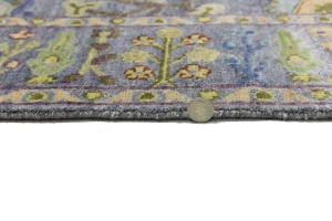 Silver Floral Traditional 6X9 Osh Chobi Oriental Rug
