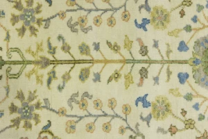 Ivory Floral 4X6 Traditional Osh Chobi Oriental Rug