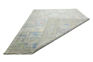 Muted Colors Floral 12X15 Oushak Chobi Oriental Rug