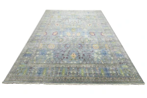 Muted Colors Floral 12X15 Oushak Chobi Oriental Rug