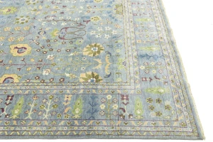 Muted Colors Floral 12X15 Oushak Chobi Oriental Rug