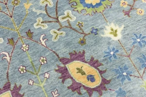 Muted Colors Floral 12X15 Oushak Chobi Oriental Rug