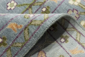 Muted Colors Floral 10X14 Oushak Chobi Oriental Rug