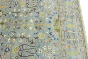 Muted Colors Floral 9X12 Traditional Oushak Chobi Oriental Rug