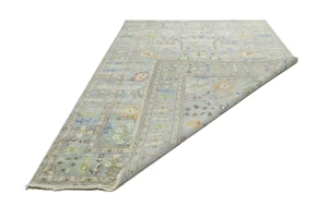 Muted Colors Floral 9X12 Traditional Oushak Chobi Oriental Rug