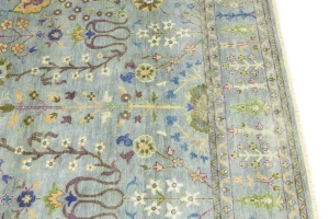 Muted Colors Floral 8X11 Oushak Chobi Oriental Rug