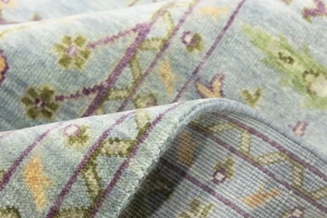 Muted Colors Floral 8X11 Oushak Chobi Oriental Rug