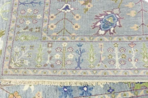 Muted Colors Floral 5X8 Oushak Chobi Oriental Rug