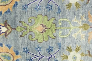 Muted Colors Floral 5X8 Oushak Chobi Oriental Rug