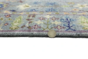 Muted Colors Floral 4X6 Oushak Chobi Oriental Rug