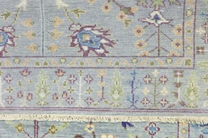 Muted Colors Floral 4X6 Oushak Chobi Oriental Rug