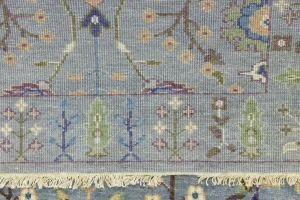 Muted Colors Floral 3X5 Oushak Chobi Oriental Rug