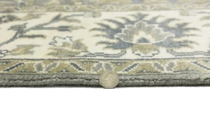 Gray Floral Peshawar 6X9 Oushak Chobi Oriental Rug