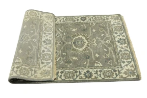 Taupe Floral 3X5 Osh Chobi Peshawar Oriental Rug