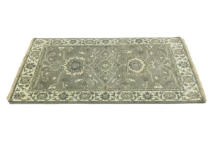 Taupe Floral 3X5 Osh Chobi Peshawar Oriental Rug