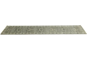 Taupe Floral 2'5X13'5 Osh Chobi Peshawar Oriental Runner Rug