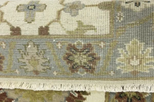 Cream Floral 2X3 Osh Chobi Oriental Rug