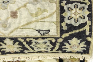 Cream Floral Traditional 2X3 Oushak Chobi Oriental Rug