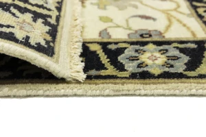 Cream Floral Traditional 2X3 Oushak Chobi Oriental Rug