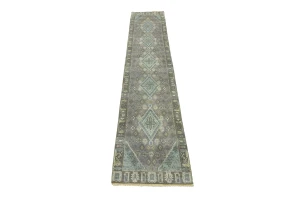 Muted Colors Tribal 2X12 Indo-Joshaghan Oriental Runner Rug