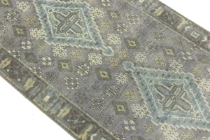 Muted Colors Tribal 2X12 Indo-Joshaghan Oriental Runner Rug