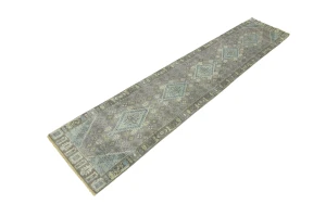 Muted Colors Tribal 2X12 Indo-Joshaghan Oriental Runner Rug