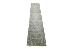 Muted Colors Tribal 2X12 Indo-Joshaghan Oriental Runner Rug