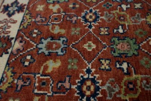 Rust Floral 2X3 Indo-Mahal Oriental Rug