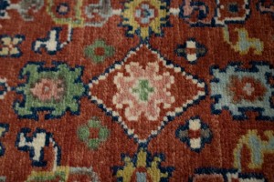 Rust Floral 2X3 Indo-Mahal Oriental Rug