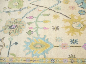 Colorfast Floral 9X15 Oushak Chobi Oriental Rug