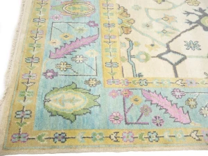 Colorfast Floral 9X15 Oushak Chobi Oriental Rug