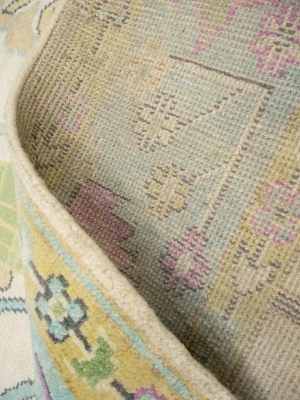 Colorfast Floral 9X15 Oushak Chobi Oriental Rug