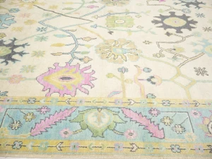 Colorfast Floral 9X15 Oushak Chobi Oriental Rug