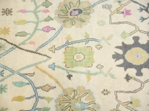 Colorfast Floral 9X15 Oushak Chobi Oriental Rug