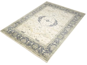 Muted Colors Floral 10X14 Oushak Chobi Oriental Rug