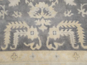 Muted Colors Floral 9X12 Oushak Chobi Oriental Rug