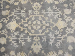 Muted Colors Floral 9X12 Oushak Chobi Oriental Rug